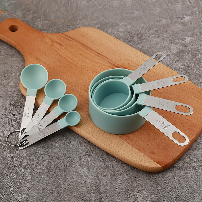 Kitchen Gadgets For Seniors - 8PCS Measuring Cups Spoons Set For