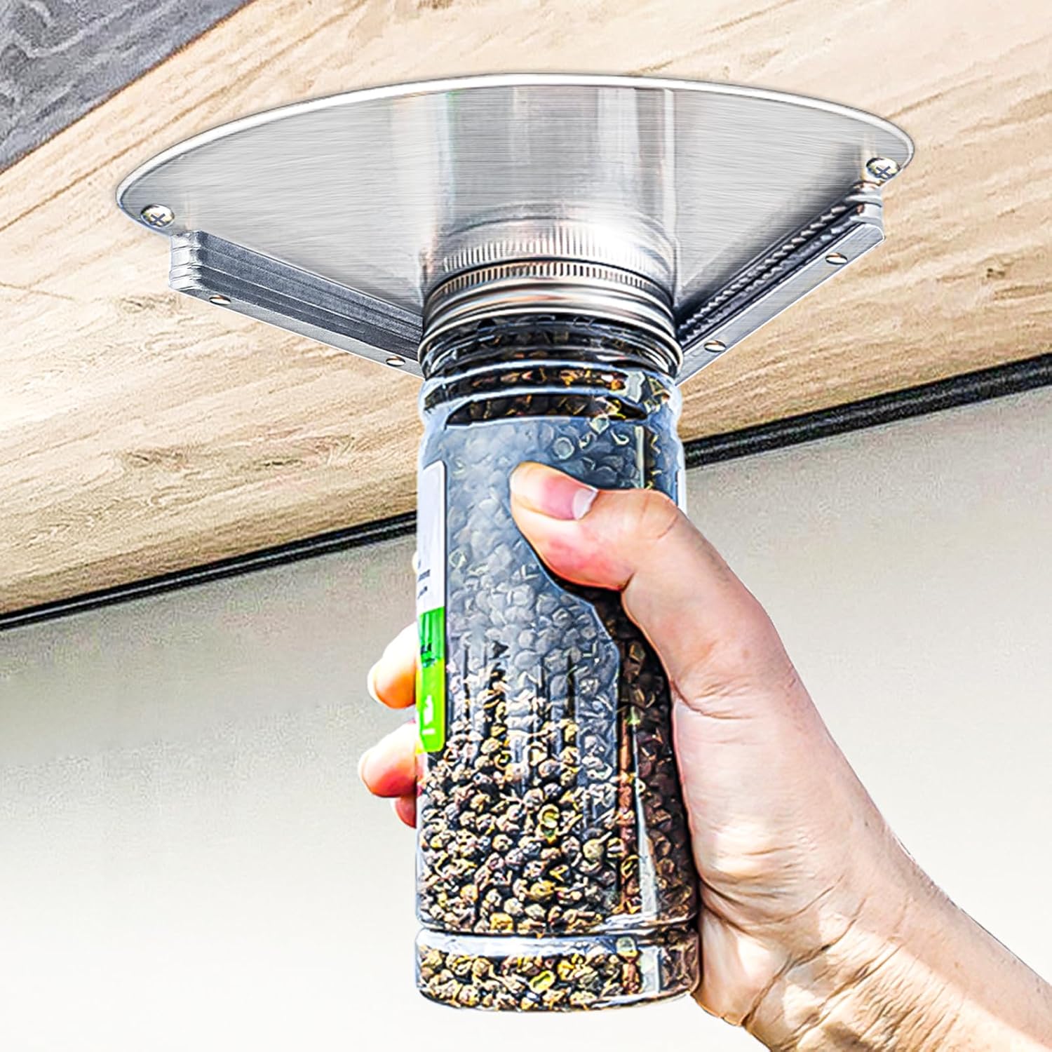Kitchen Gadgets For Seniors - Stainless Steel Jar Opener for Seniors,