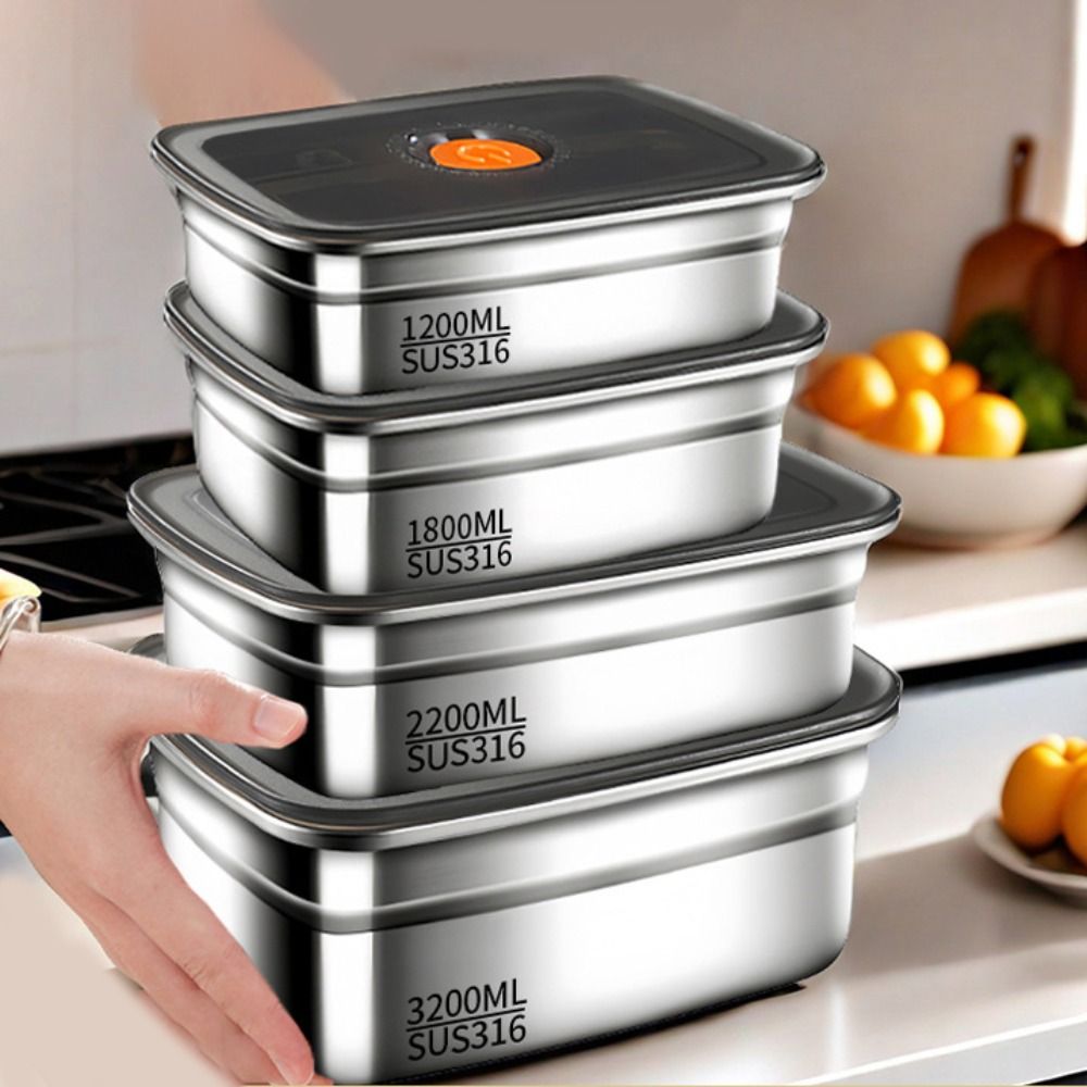 Kitchen Gadgets For Seniors - Stainless Steel Lunch Box Bento Box
