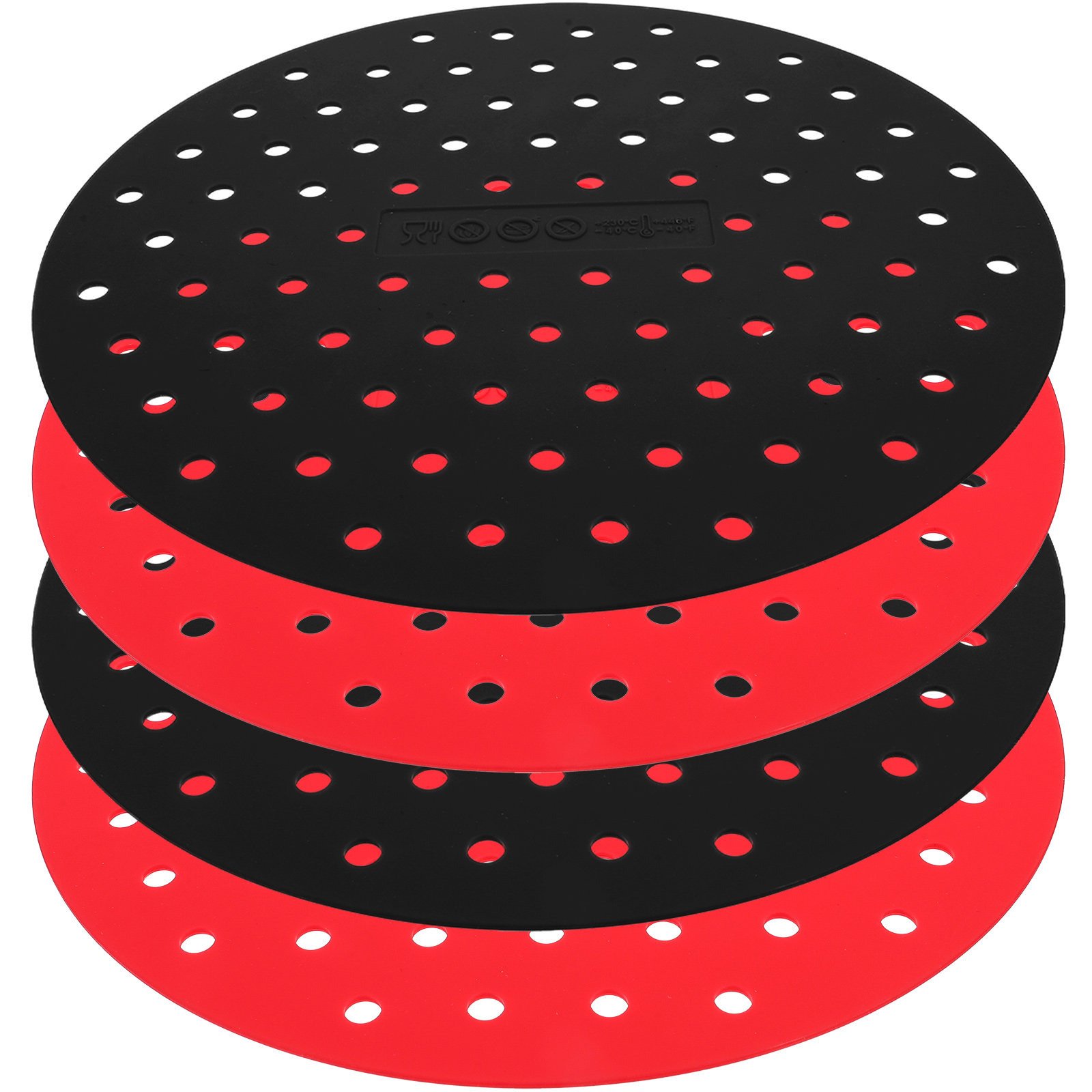 Silicone Baking Mat - 4Pcs Silicone Air Fryer Liner Square