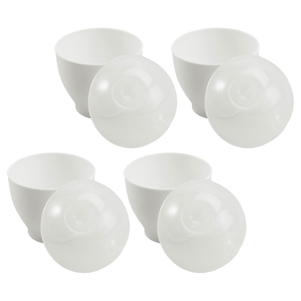 Kitchen Gadgets Gold - 4Pcs Egg Cooker Cups PP Material