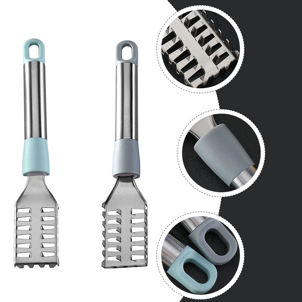 2Pcs Fish Scale Scraper Heavy  - Kitchen Hand Gadgets 评论和价格