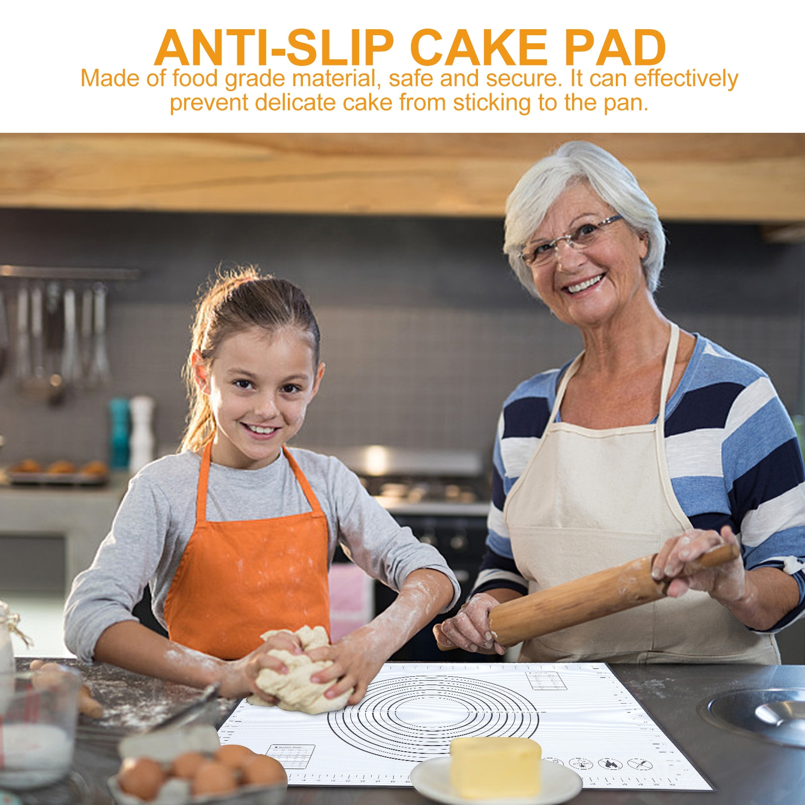 1Pcs Premium Food-Grade Silico - Silicone Baking Mat 评论和价格