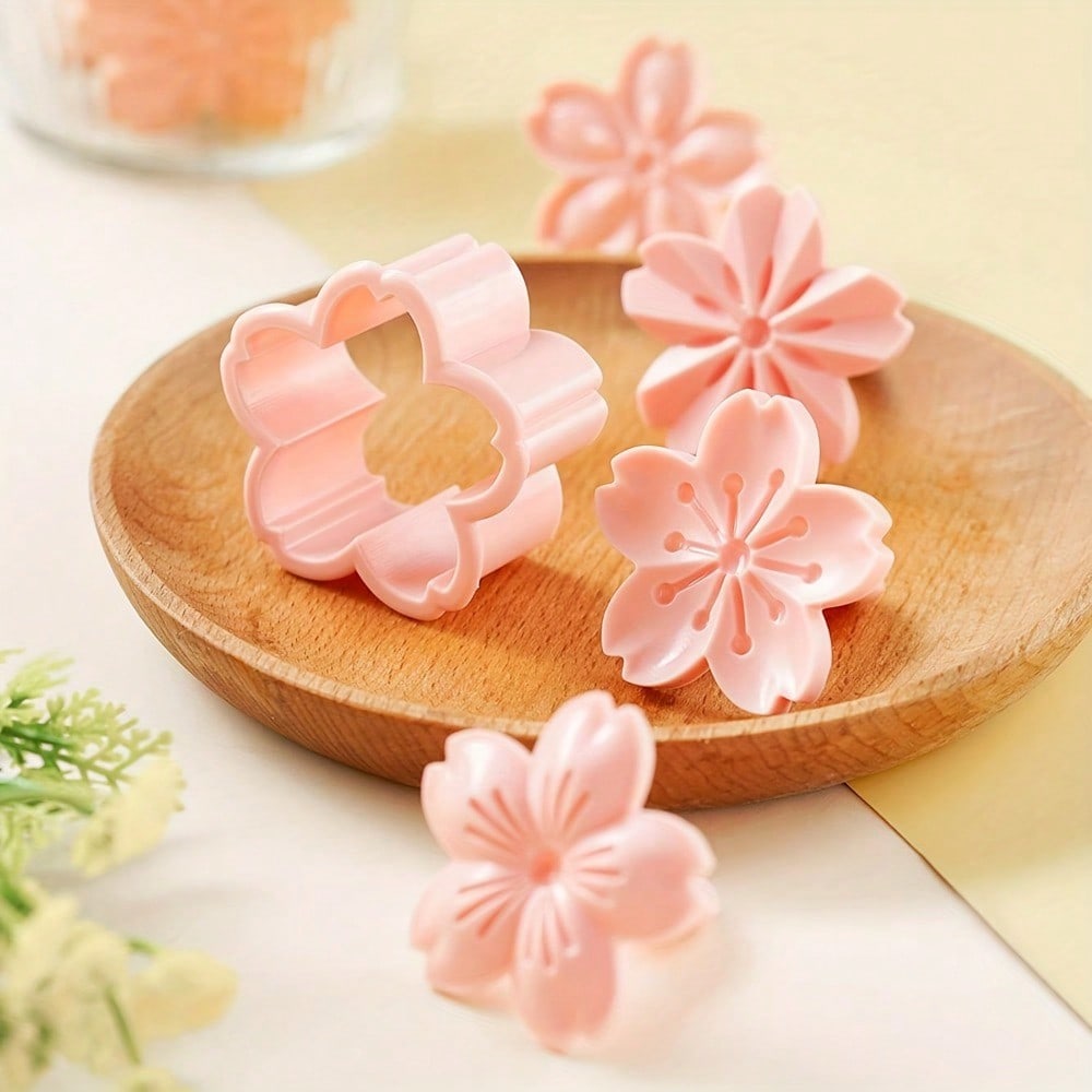 5pcs/set Cherry Blossom Cookie - Kitchen Hand Gadgets 评论和价格