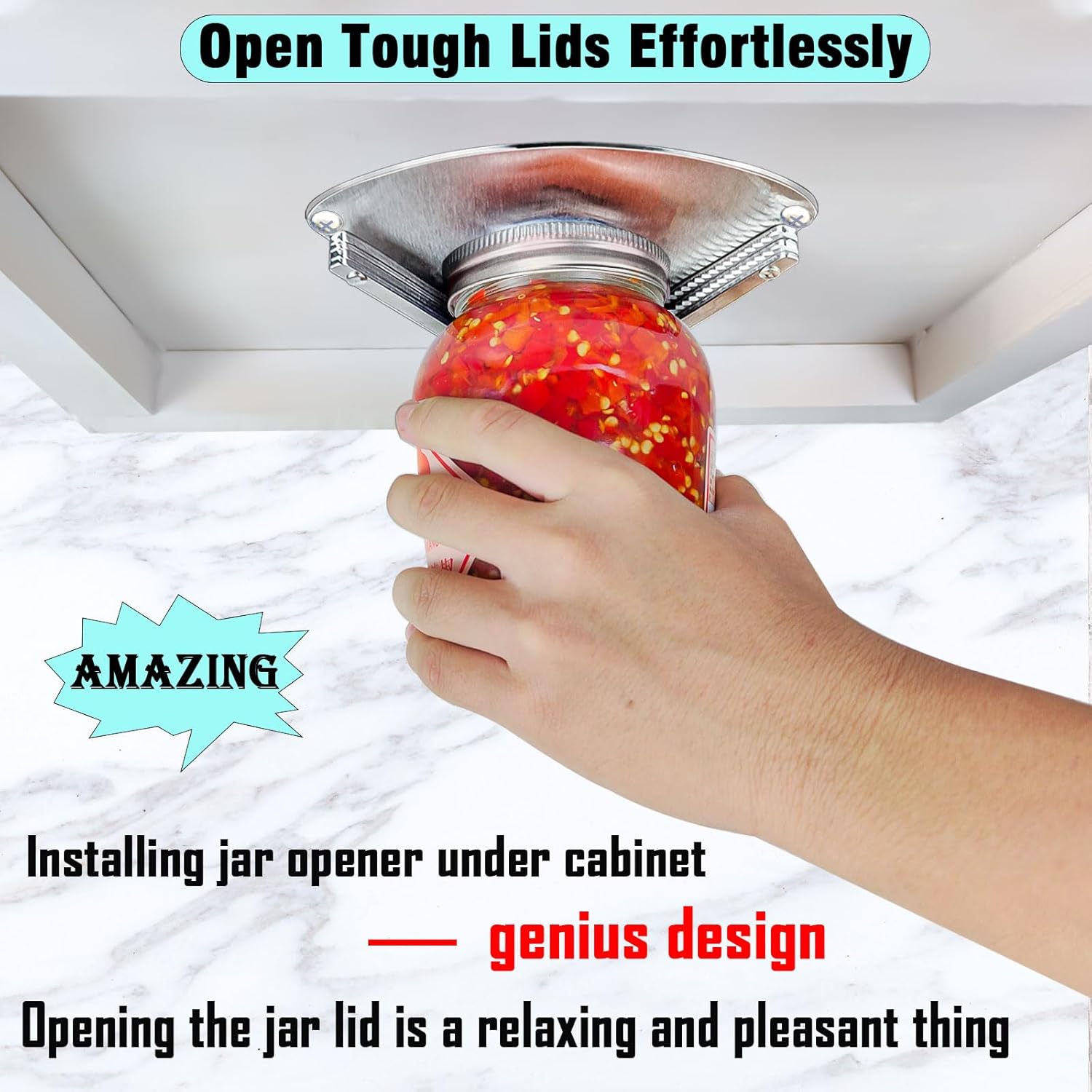 Stainless Steel Jar Opener for - Kitchen Gadgets For Seniors 评论和价格