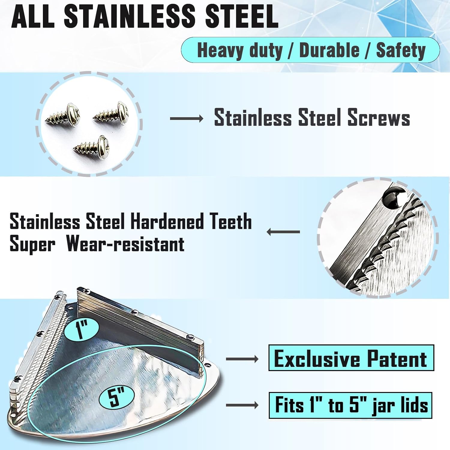 Stainless Steel Jar Opener for - Kitchen Gadgets For Seniors 评论和价格