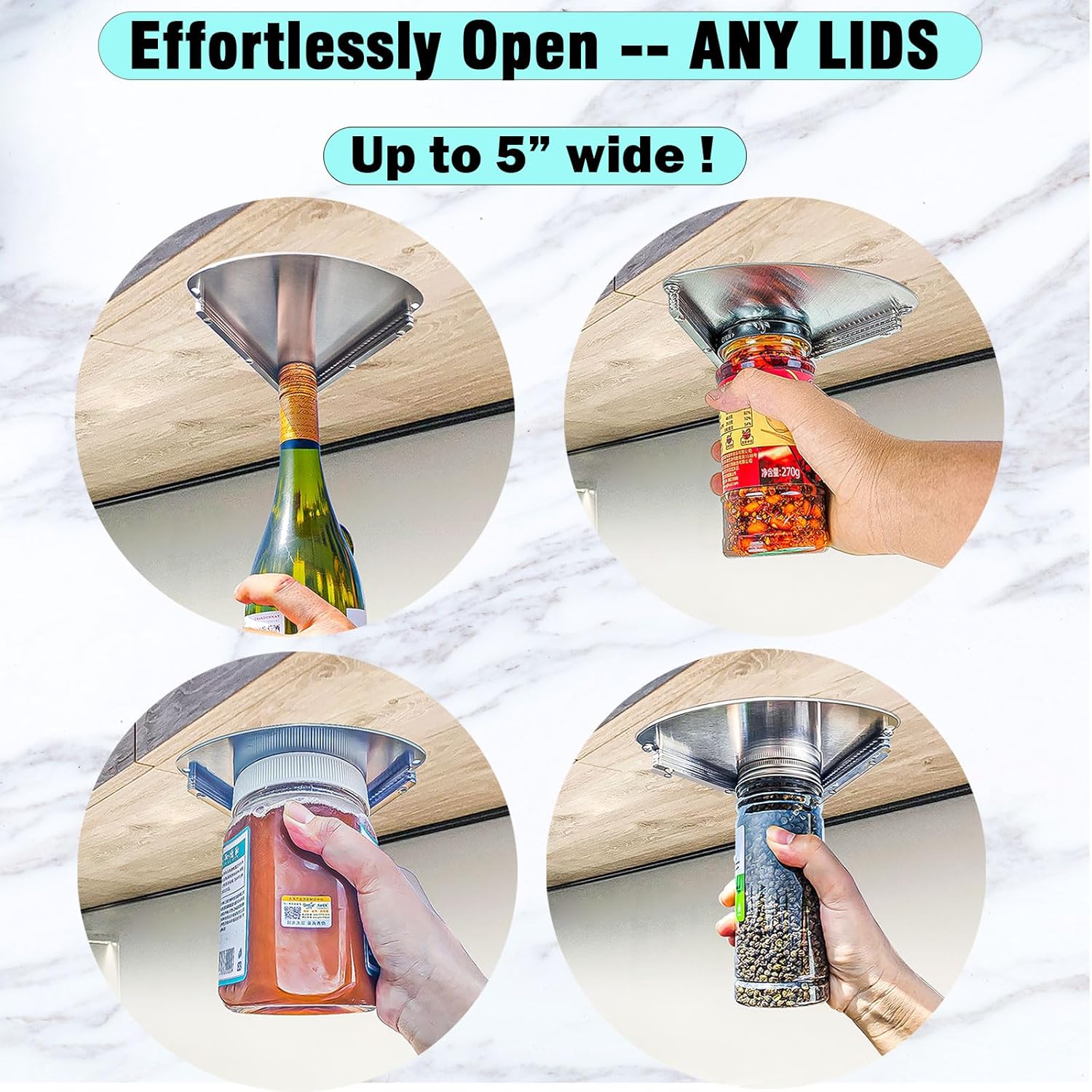 Stainless Steel Jar Opener for - Kitchen Gadgets For Seniors 评论和价格