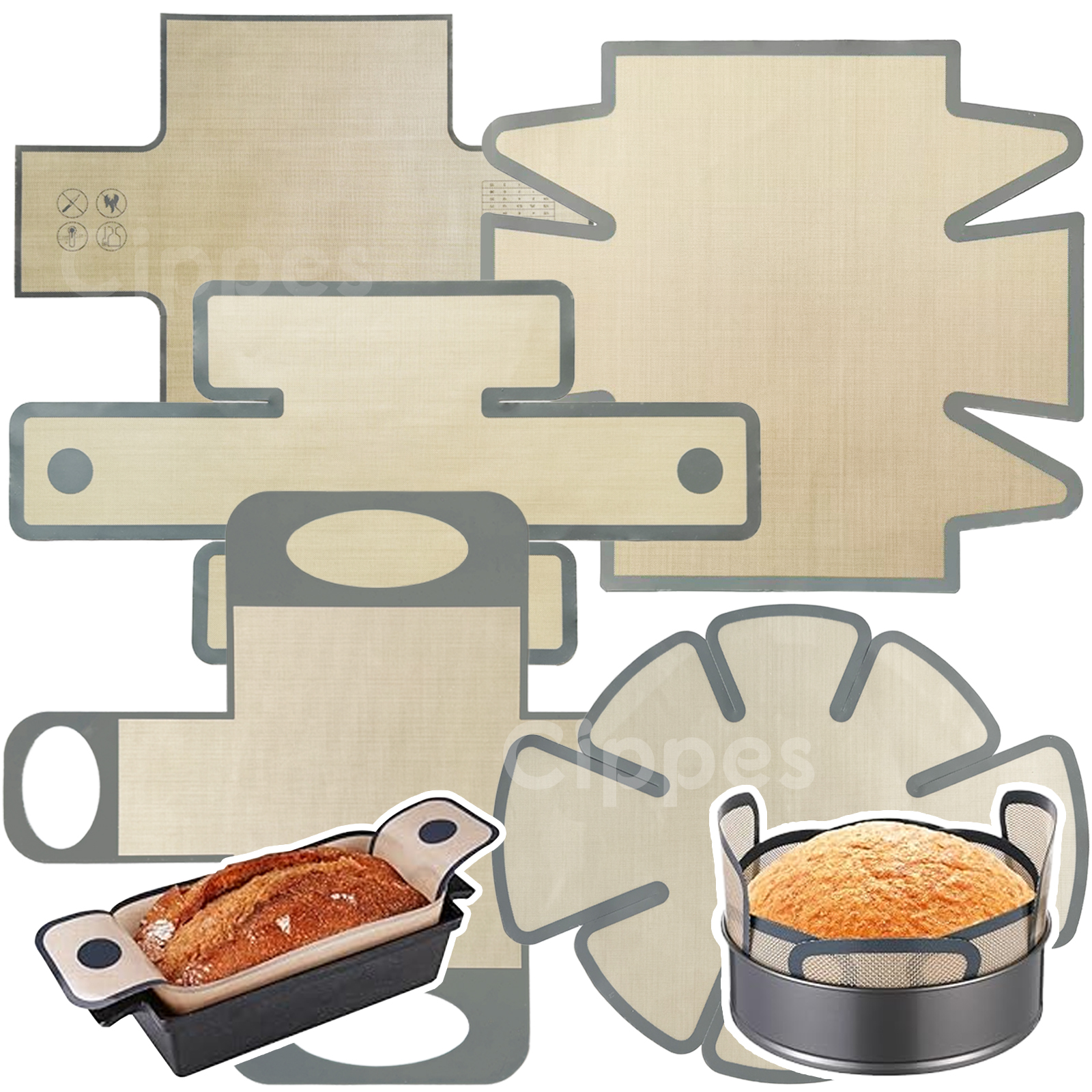 Silicone Bread Loaf Pan Liners - Silicone Baking Mat 评论和价格