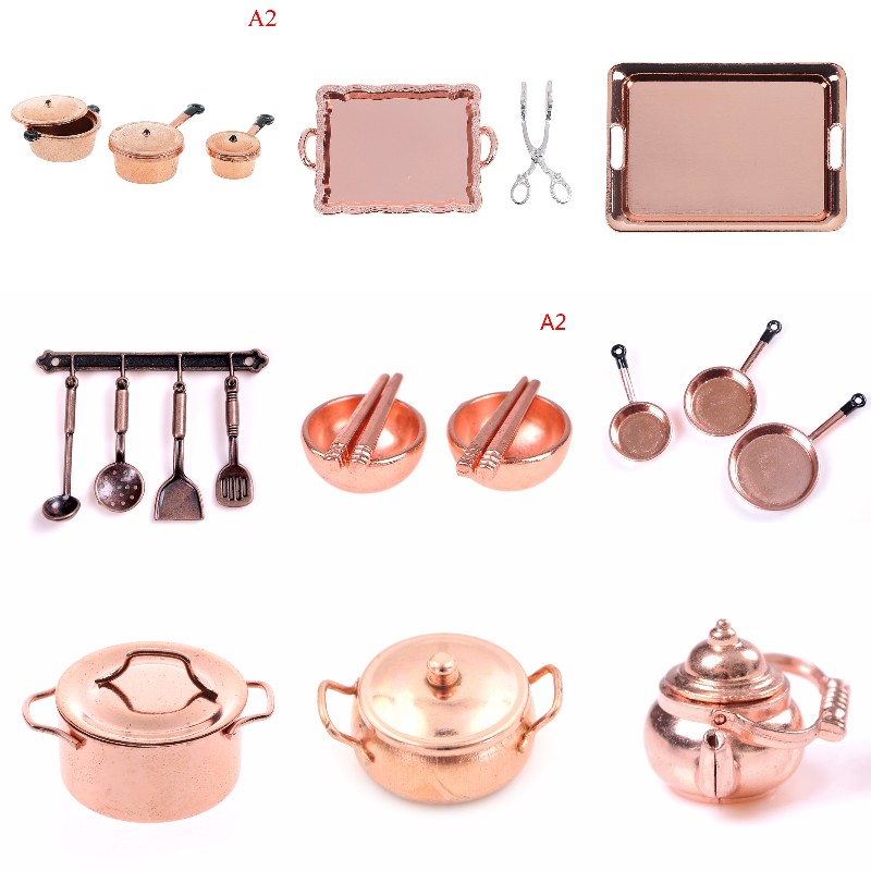 1:12 Scale Dollhouse Miniature - Kitchen Gadgets Gold 评论和价格