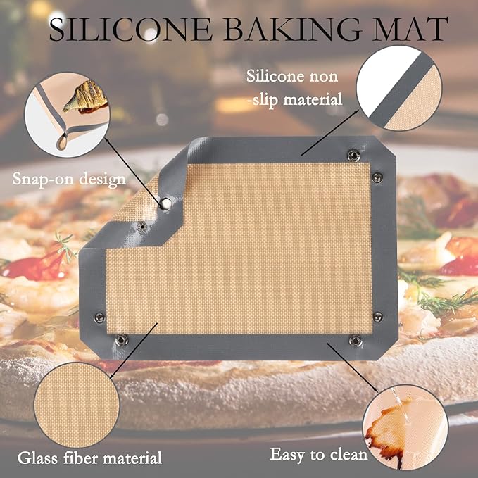 2 in 1 Silicone Baking Mat Cor - Silicone Baking Mat 评论和价格