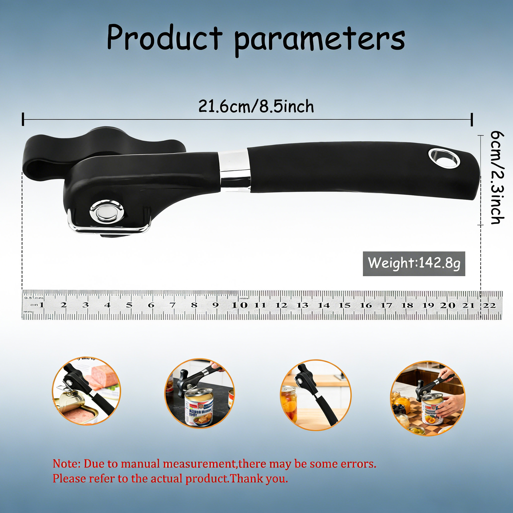 Multifunctional Manual Can Ope - Kitchen Gadgets Built In 评论和价格