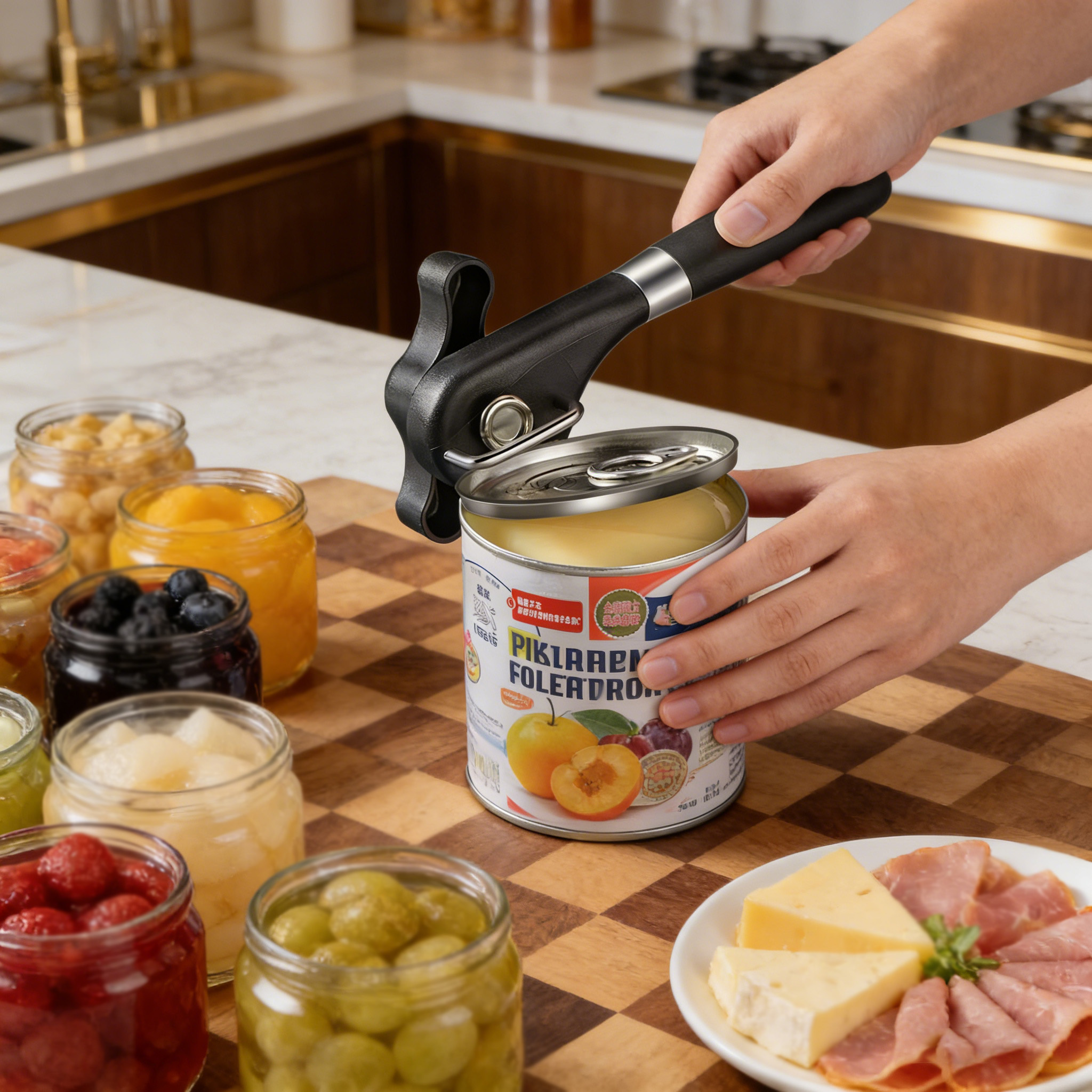 Multifunctional Manual Can Ope - Kitchen Gadgets Built In 评论和价格