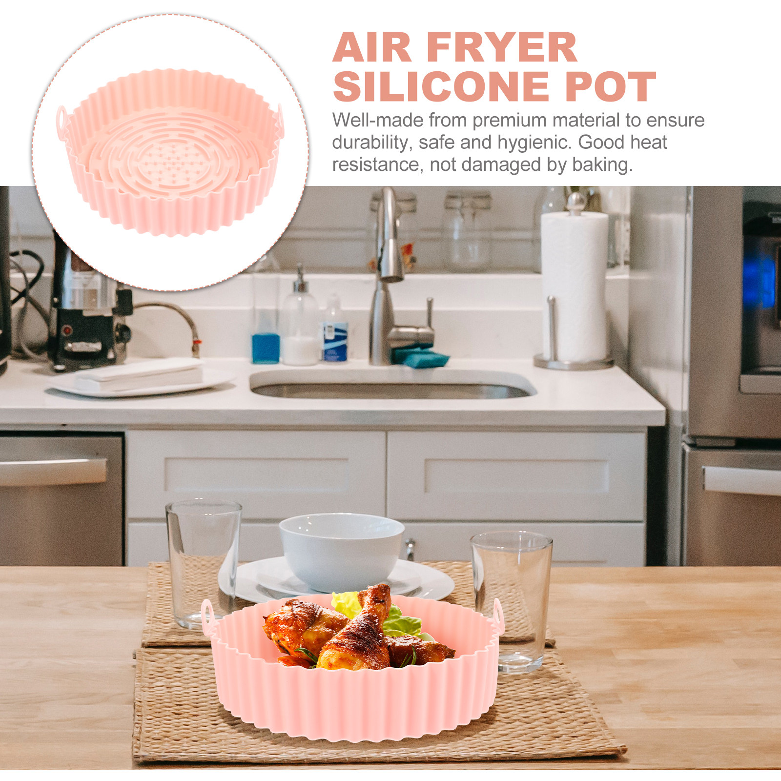 Premium Silicone Air Fryer Lin - Silicone Baking Mat 评论和价格