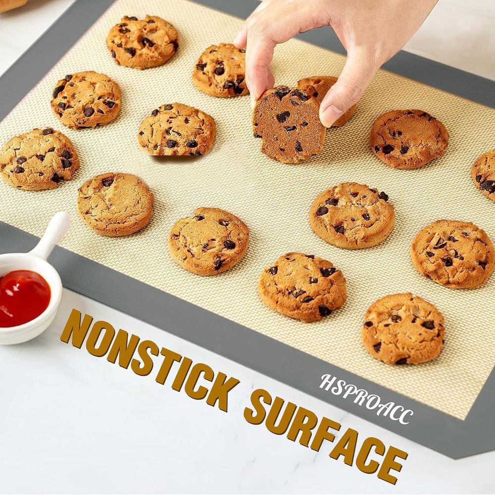 Set of 4 Silicone Baking Mats, - Silicone Baking Mat 评论和价格