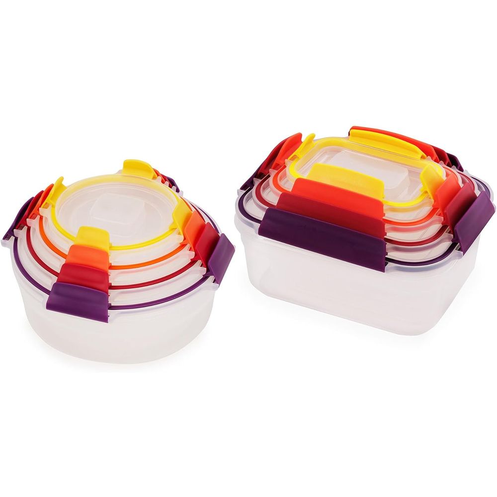 16-piece Plastic BPA Free Food - Food Storage Containers 评论和价格