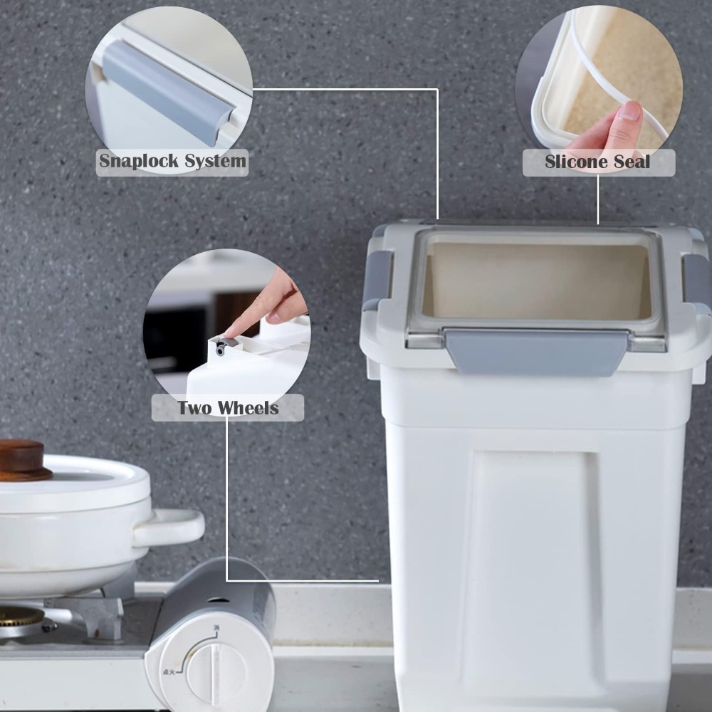 33 Liter / 50 lbs Rice Storage - Food Storage Containers 评论和价格