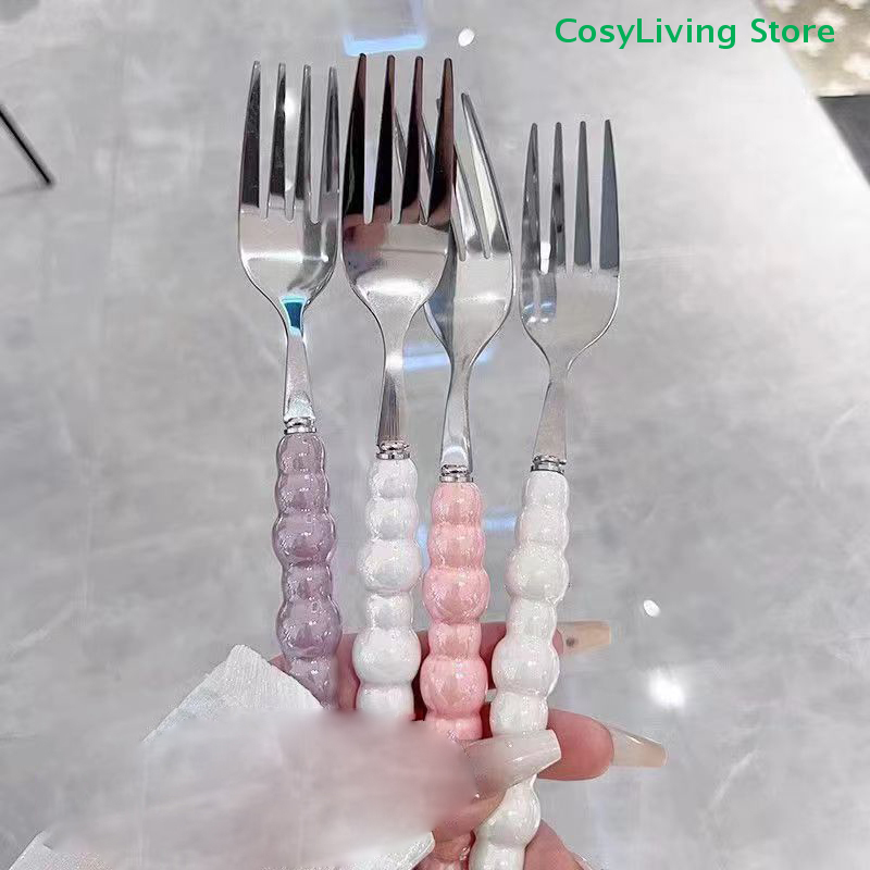 Steak Stainless Steel Fork Pea - Kitchen Gadgets For Seniors 评论和价格