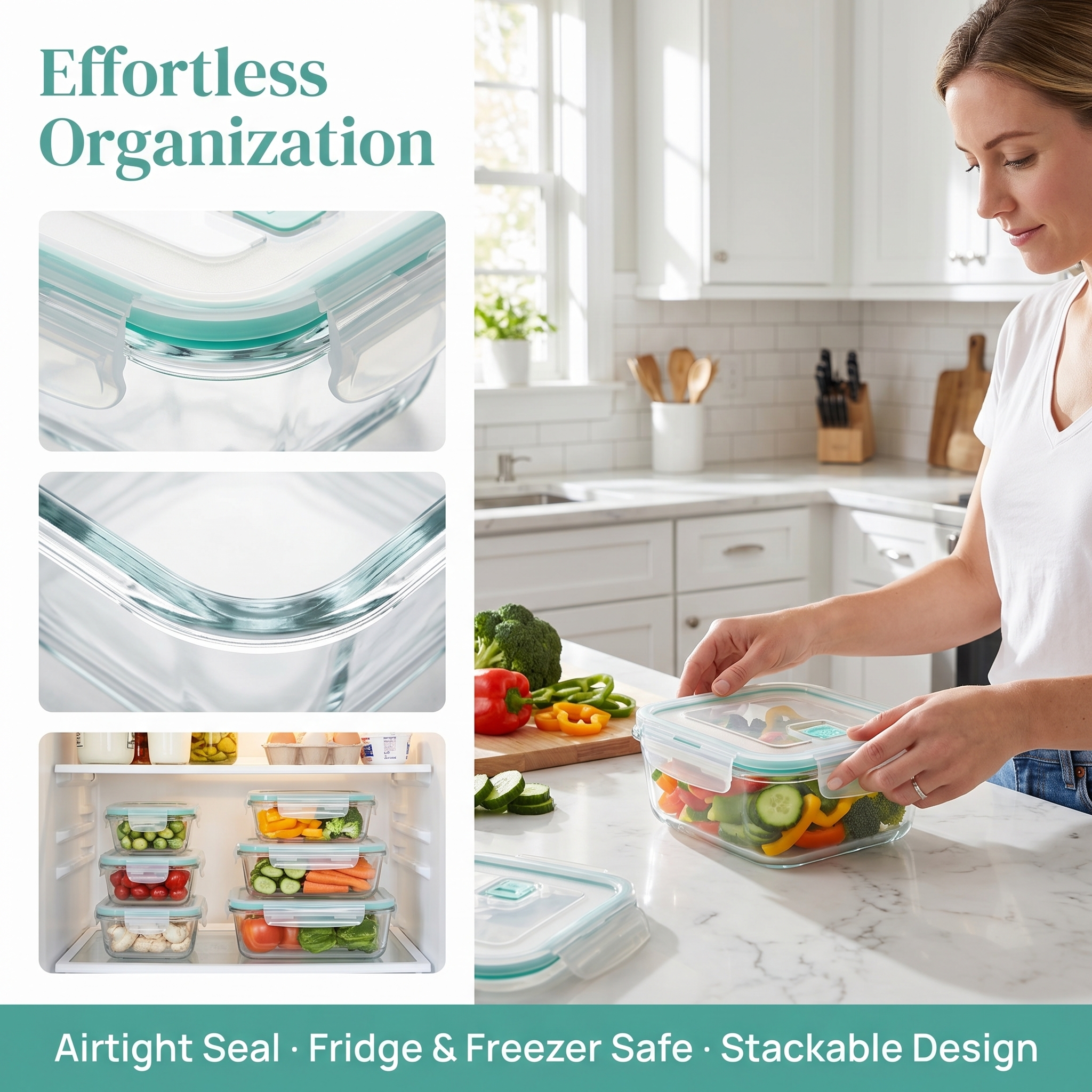 A set of 8 food storage contai - Food Storage Containers 评论和价格