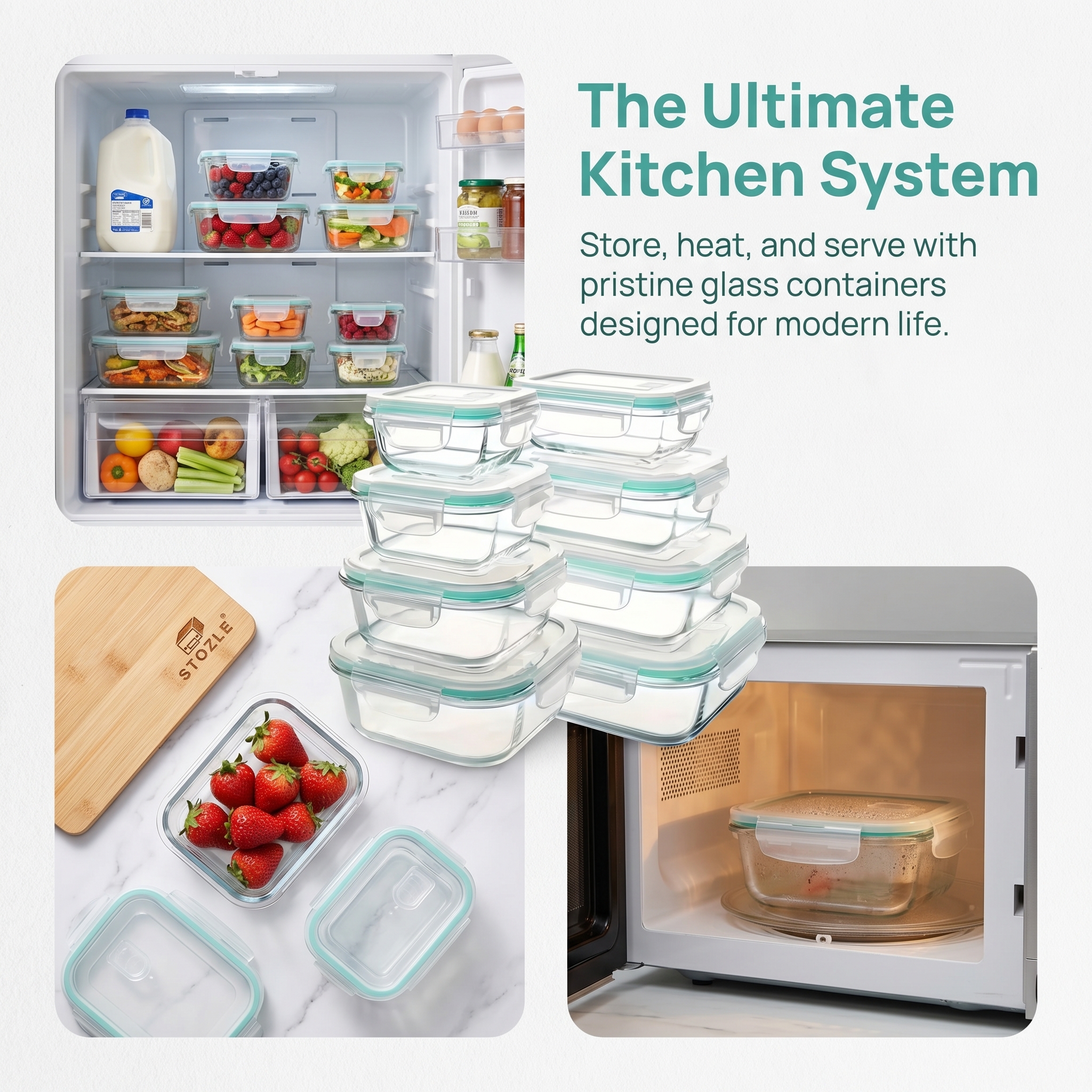 A set of 8 food storage contai - Food Storage Containers 评论和价格