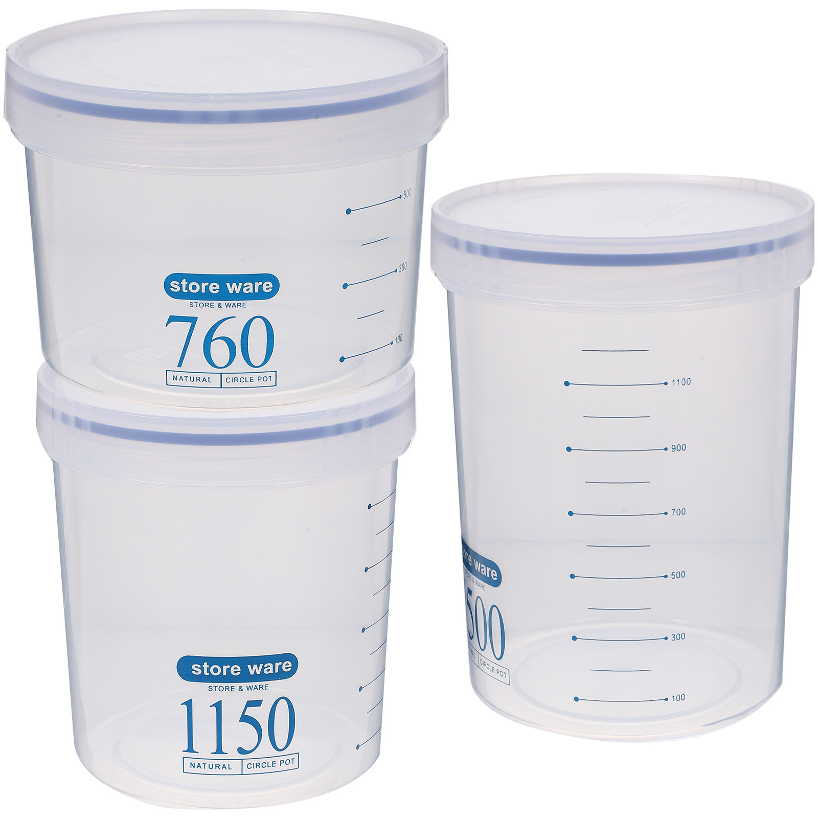 3Pcs Airtight Food Storage Jar - Food Storage Containers 评论和价格