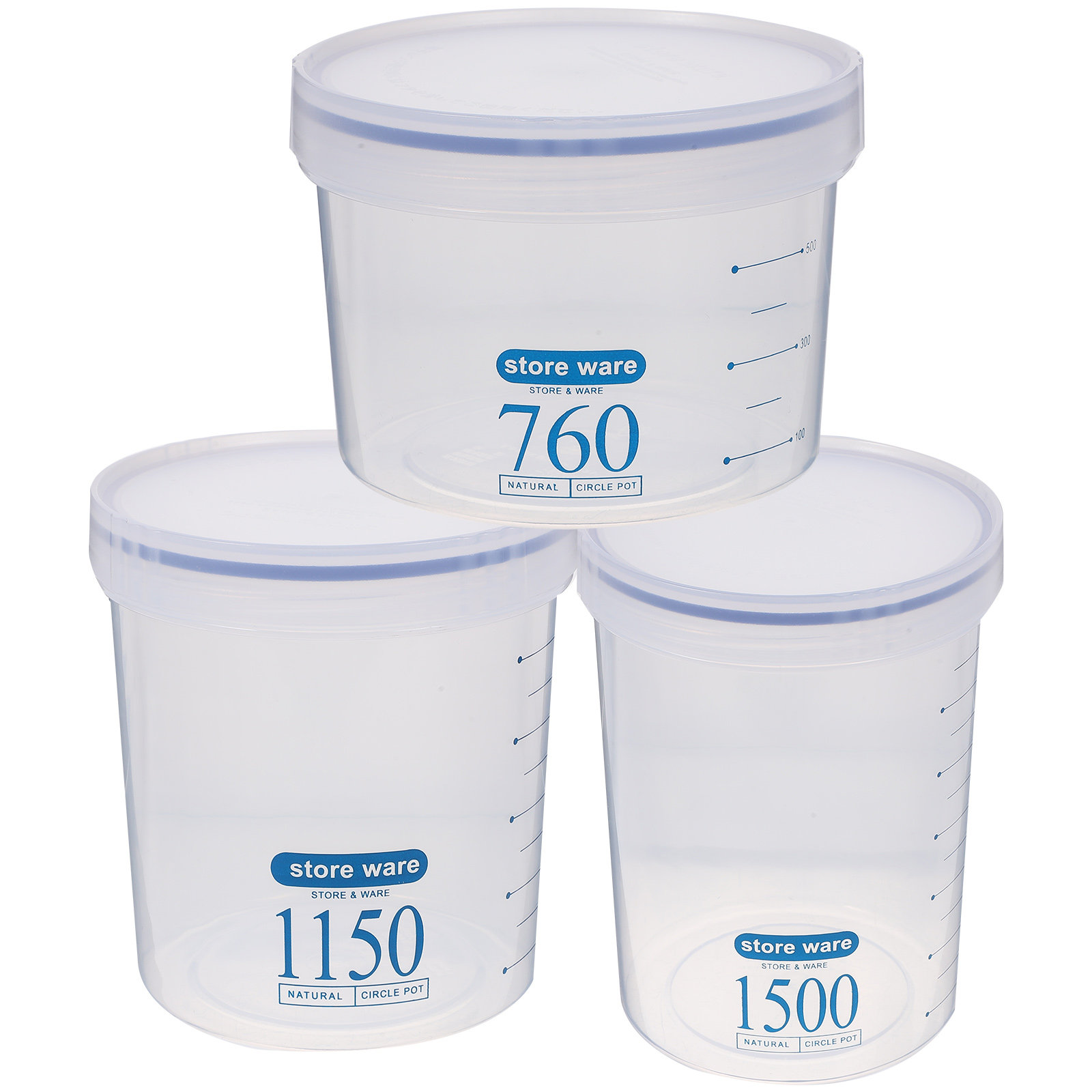 3Pcs Airtight Food Storage Jar - Food Storage Containers 评论和价格