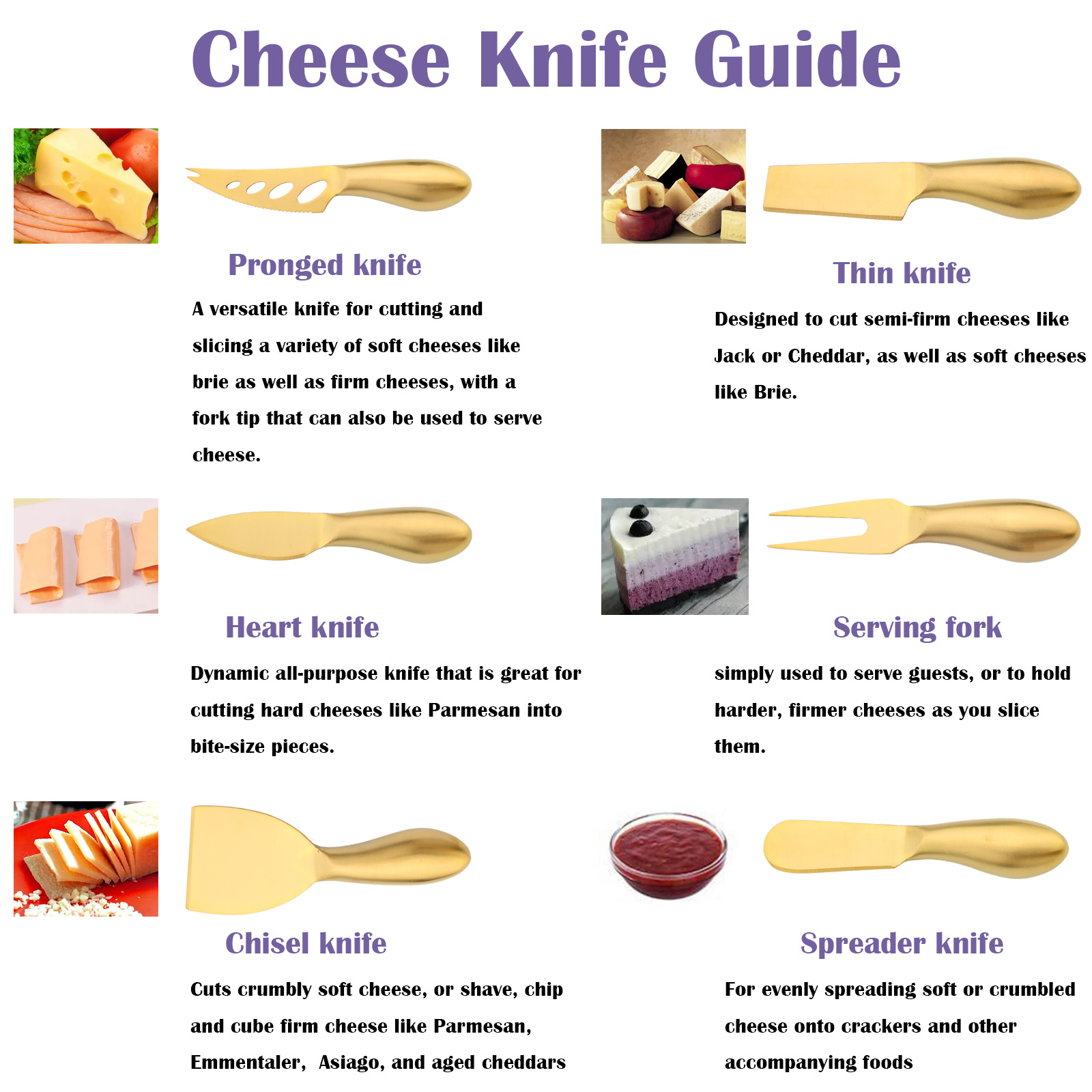 6Pcs Matte Gold Mini Knife For - Kitchen Gadgets Gold 评论和价格