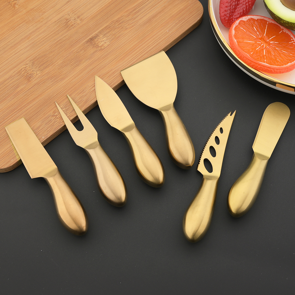 6Pcs Matte Gold Mini Knife For - Kitchen Gadgets Gold 评论和价格
