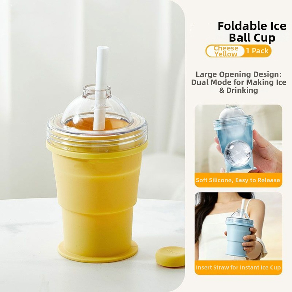2 In 1 Foldable Ice Ball Drink - Kitchen Gadgets Built In 评论和价格