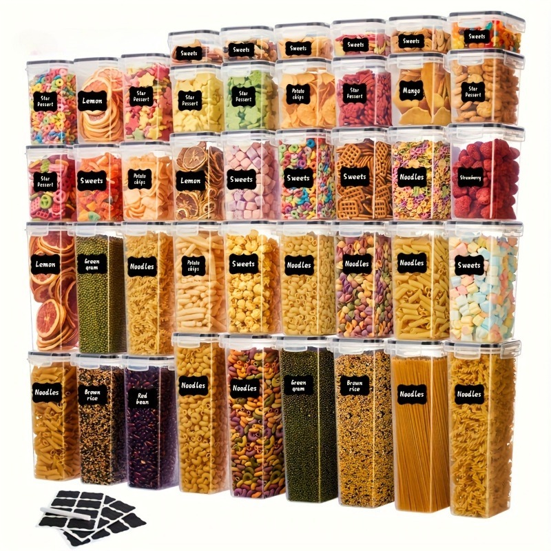 24 pcs Airtight Food Storage C - Food Storage Containers 评论和价格